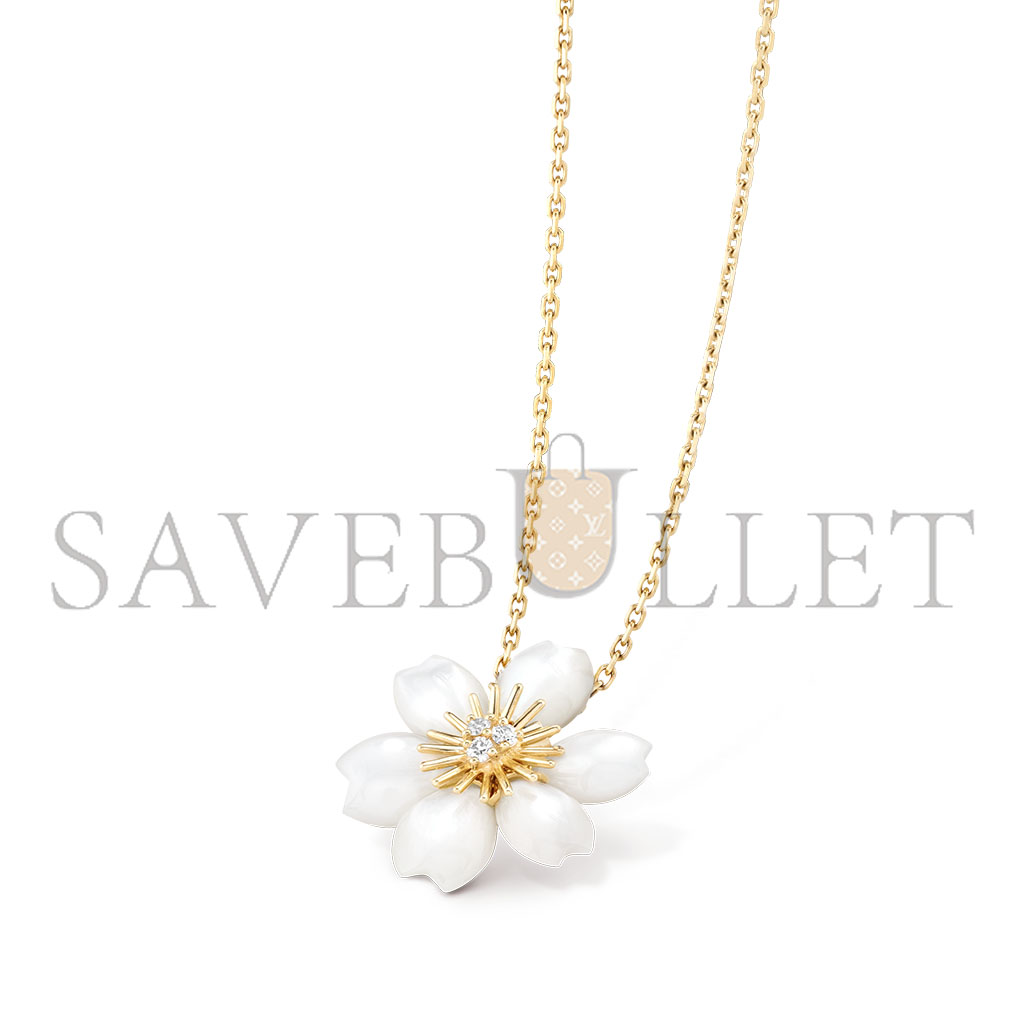 V*N CL*F arpels rose de noËl pendant, mini model vcarp7t000